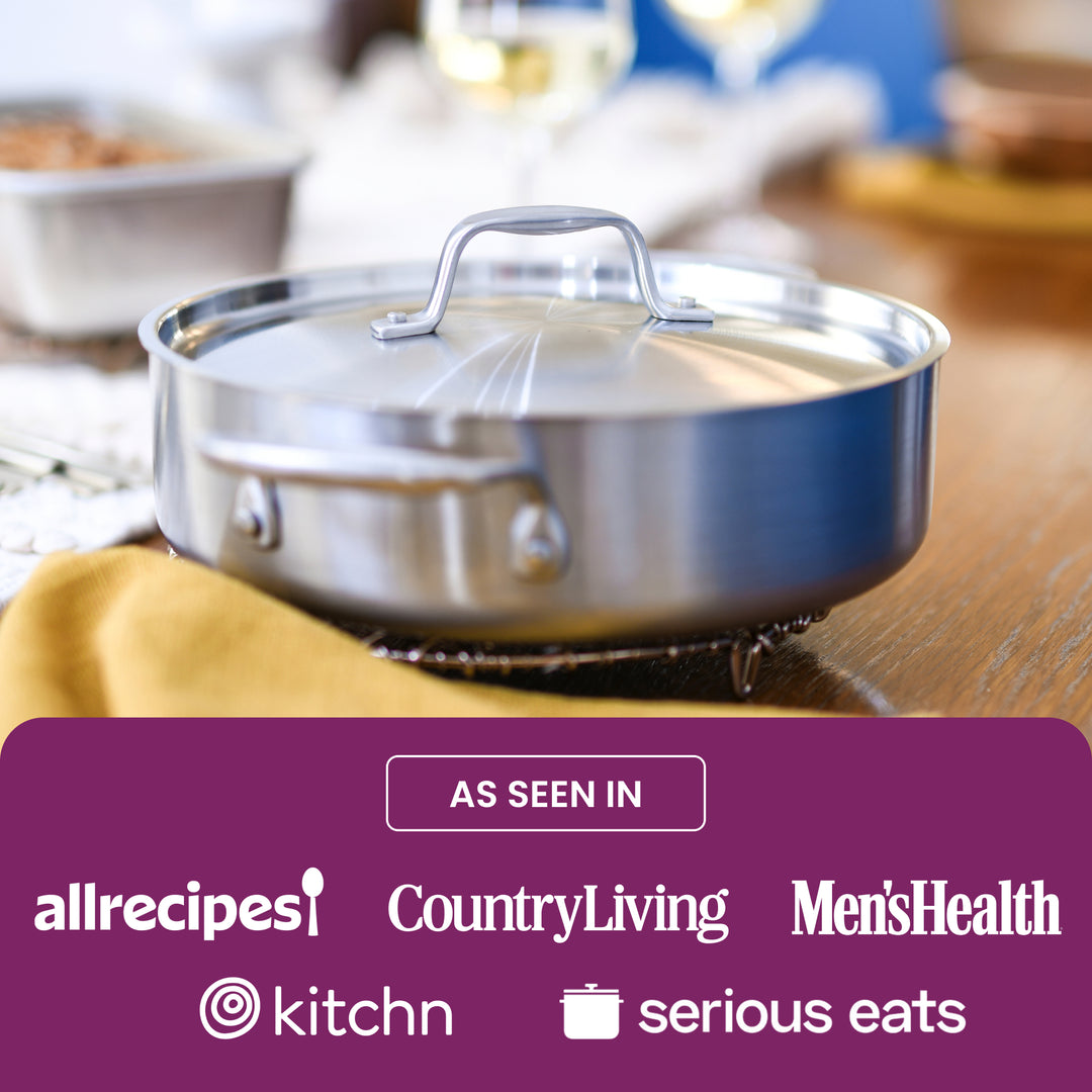 10 inch Stainless Steel Casserole Pan#size_10-inch