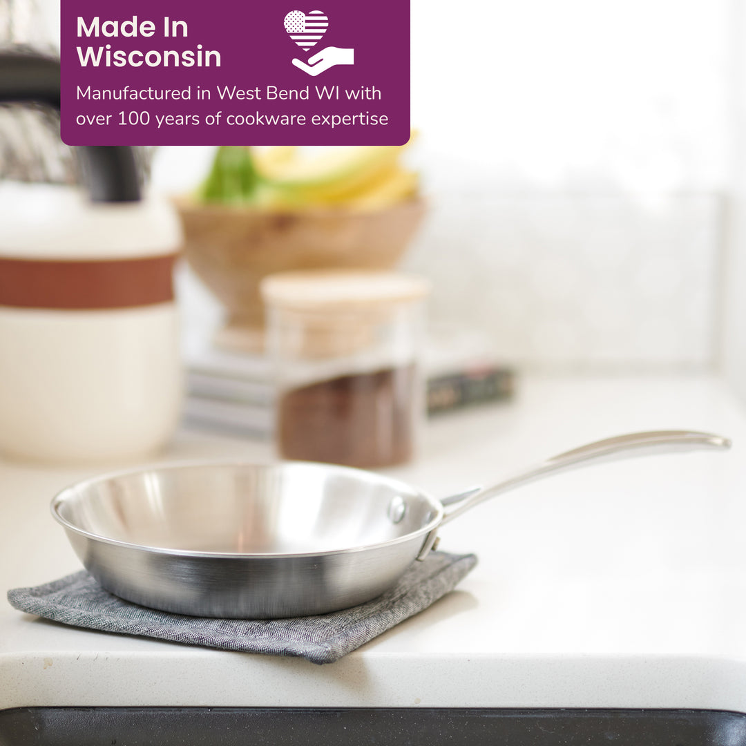 10 inch Stainless Steel Skillet#option_10-inch