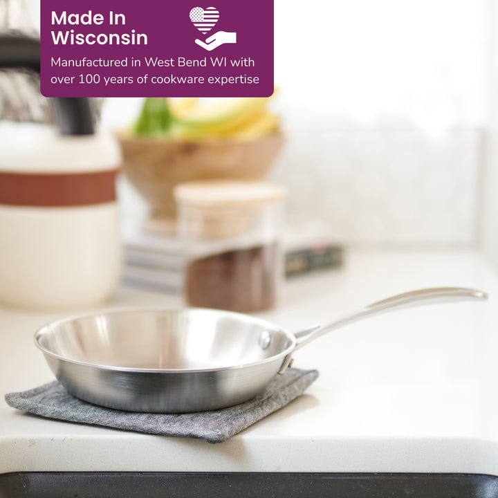 Stainless Steel Skillet 10-inch#option_10-inch-with-lid