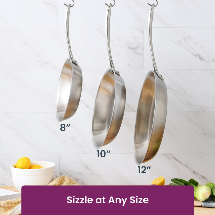 10 inch Stainless Steel Skillet#option_10-inch
