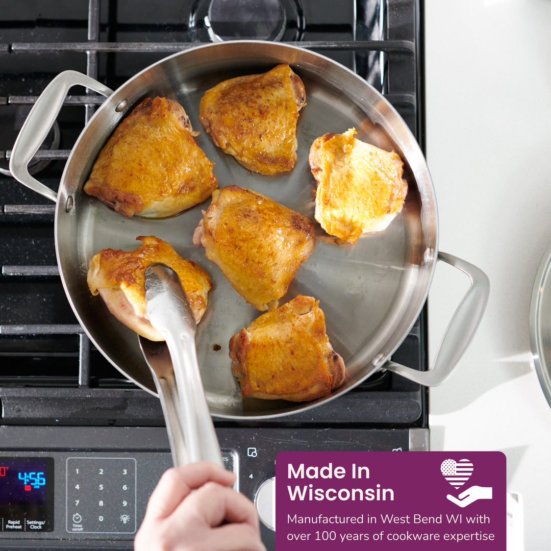 Stainless Steel Casserole Pan#size_12-inch