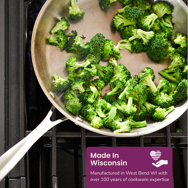 12 inch Stainless Steel Skillet#option_12-inch