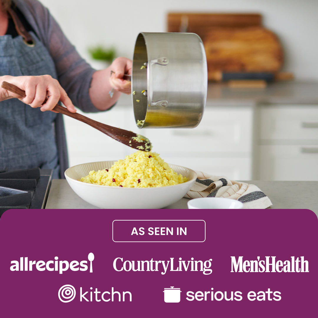 4-quart Stainless Steel Saucepan with Lid