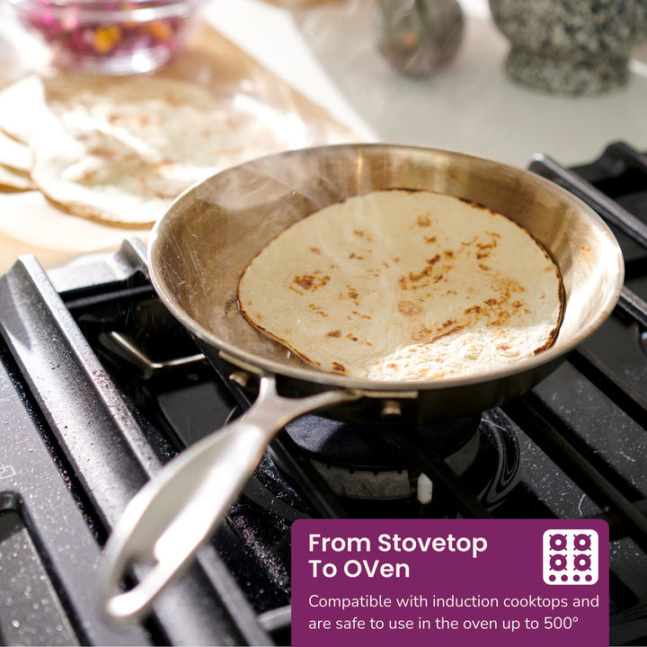 8 inch Stainless Steel Skillet#option_8-inch