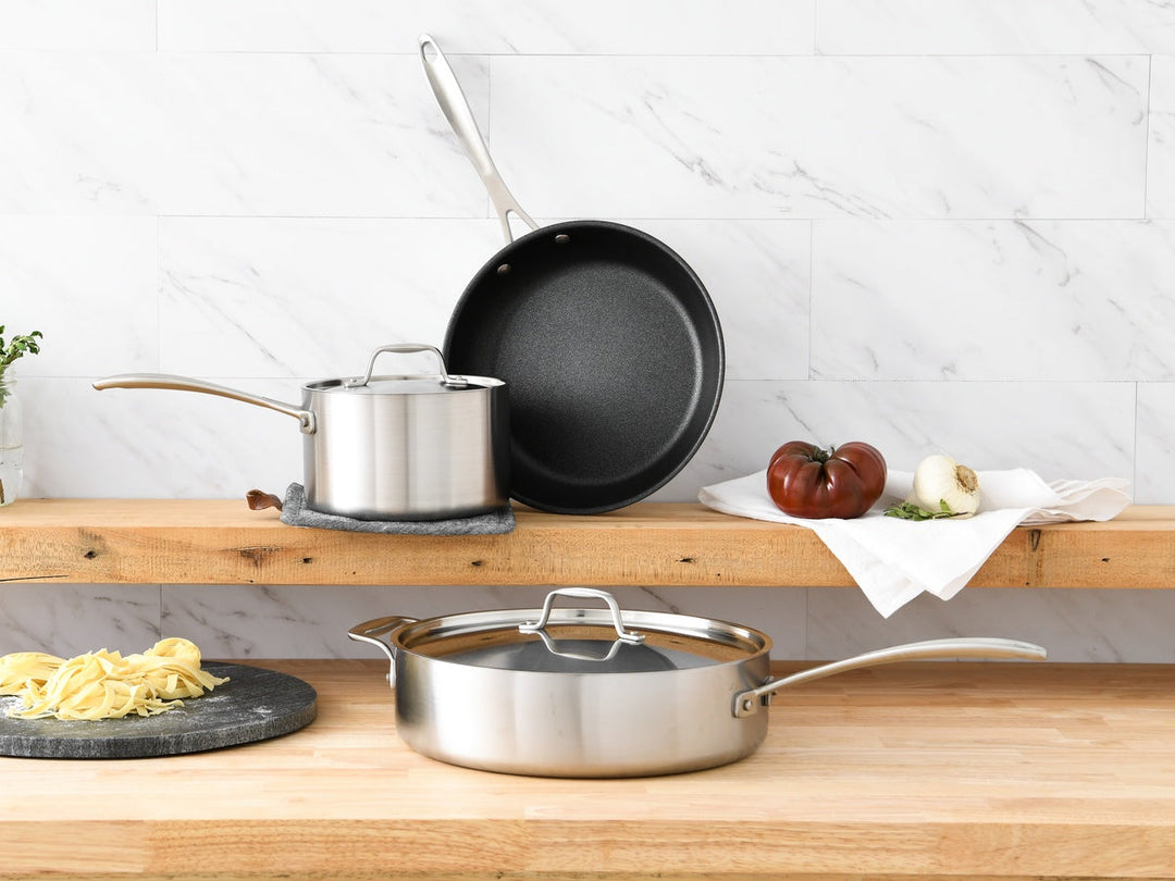.com CAROTE Nonstick Cookware Sets, Pots and Pans Set White