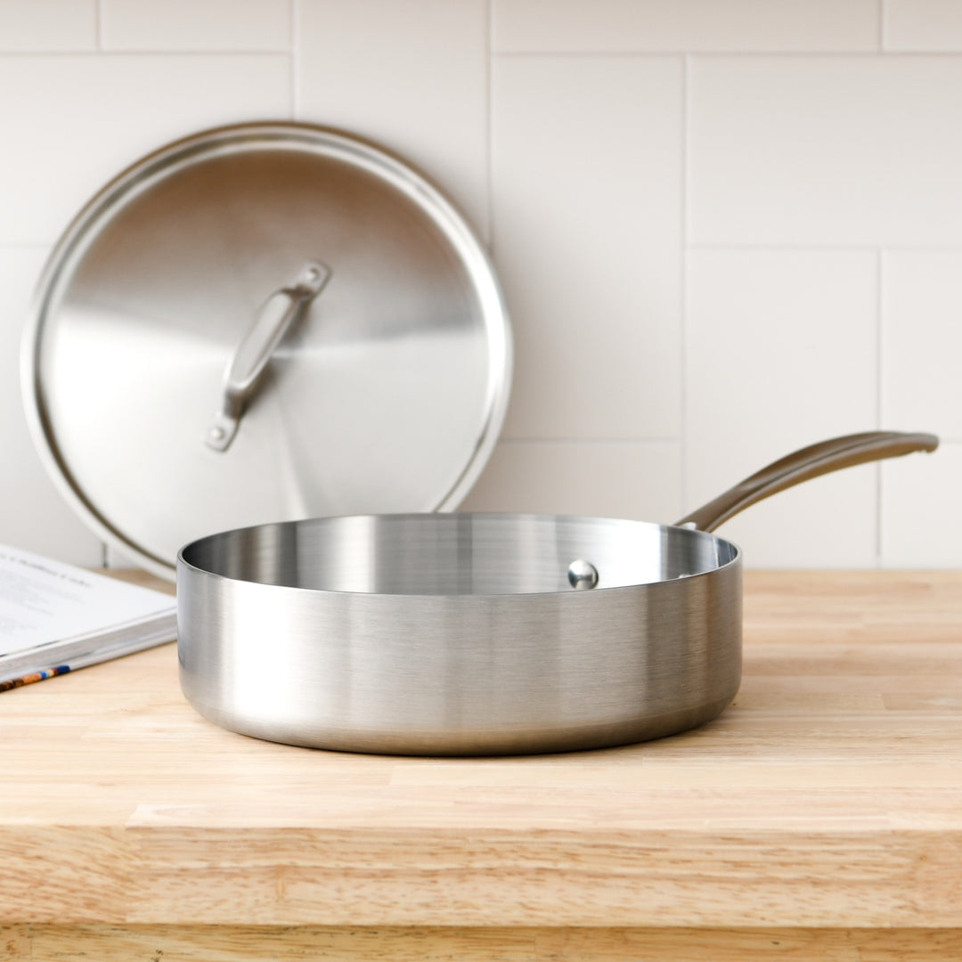 Stainless Steel Skillet and Lid